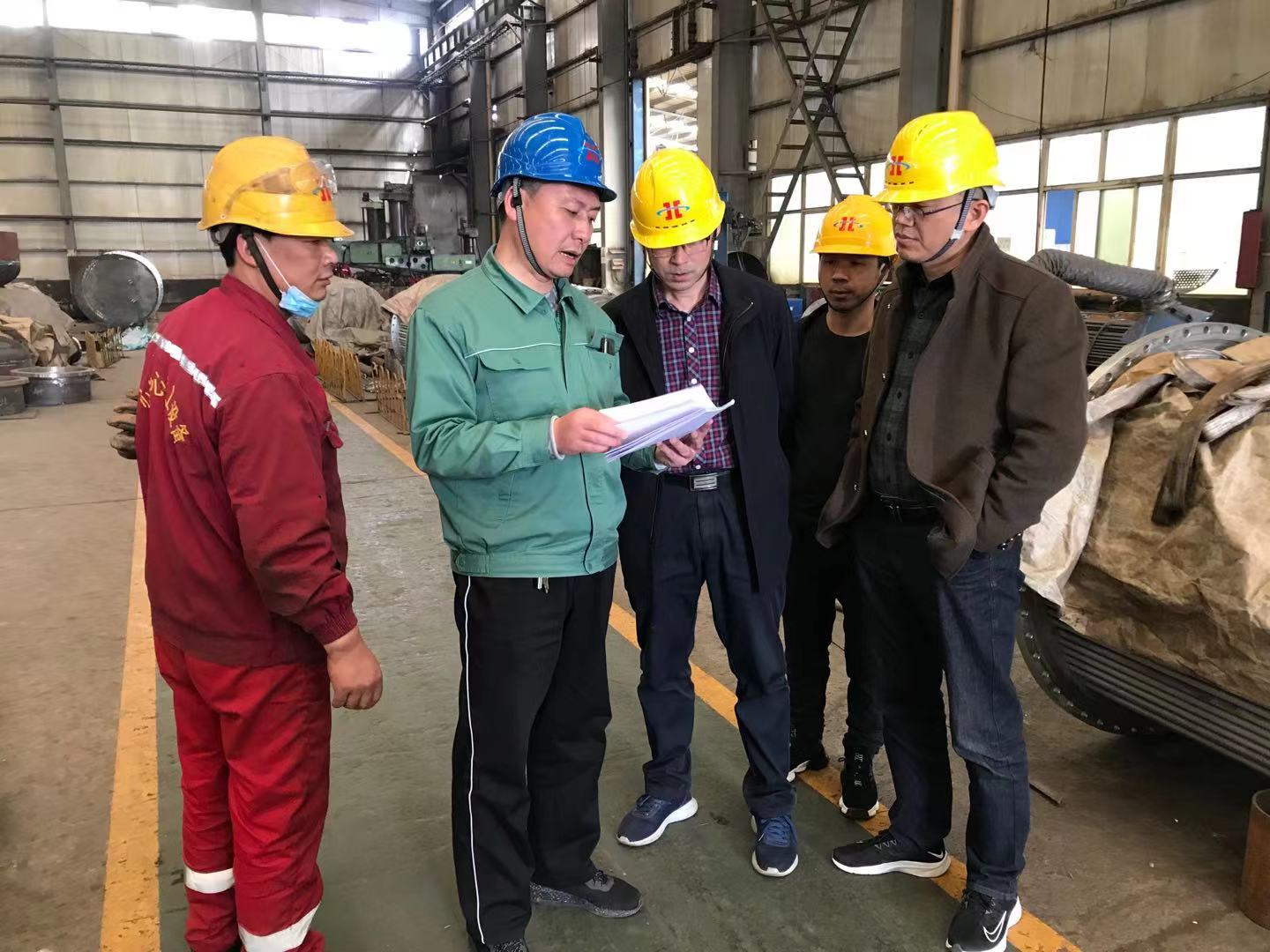 安徽晉煤中能化工領導蒞臨智能裝備公司參觀考察